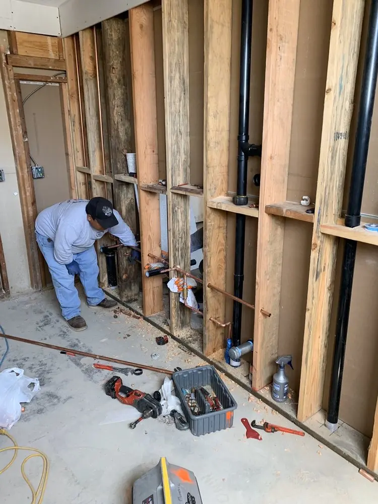 Commercial rough-in plumbing for Water Heater Replacement in Leasburg